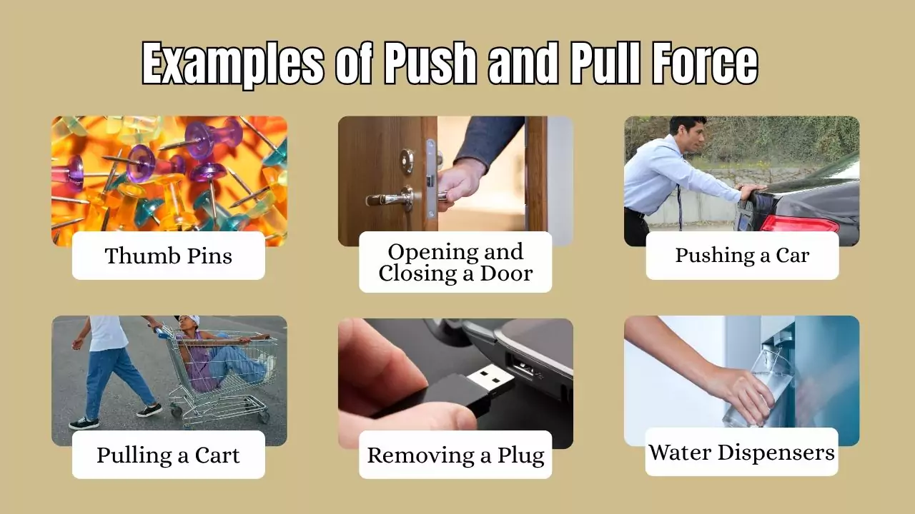 Examples of Push and Pull Force
