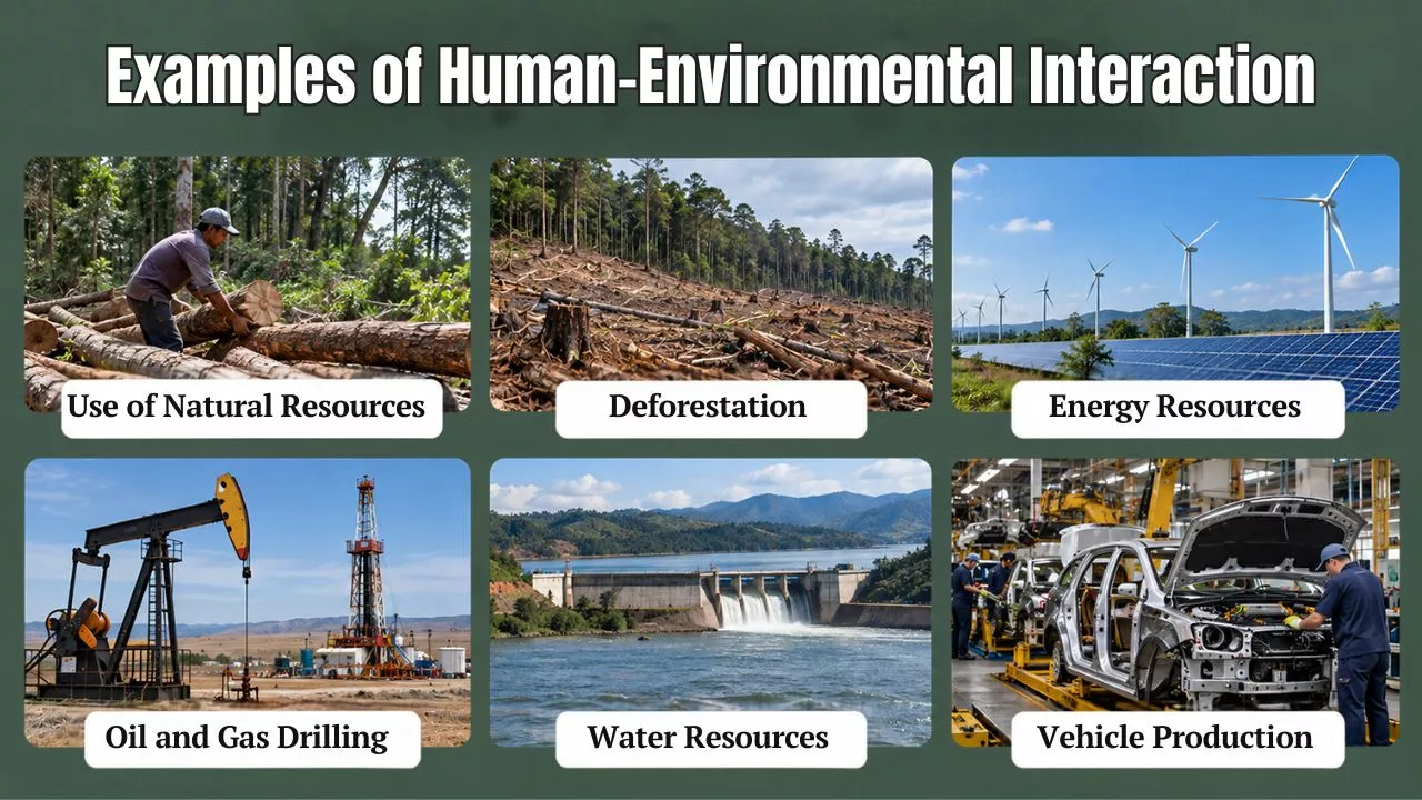 Examples of Human-Environmental Interaction