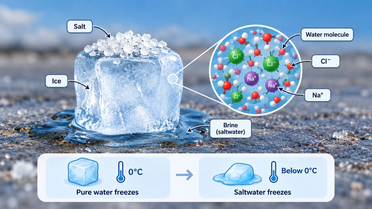 Why Does Salt Melt Ice